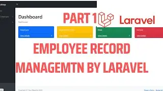 Employee Record Management System In Laravel 10 Part 1