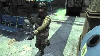 Random throwing knie kill