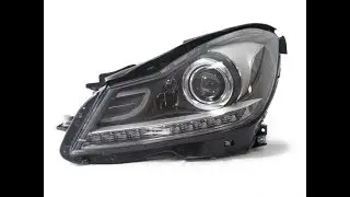 How to remove the headlights on a Mercedes-Benz W204 C-Class