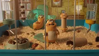 Aardman creates cute stop-motion films that focus on the 'things we love' about the BBC (Hamsters)