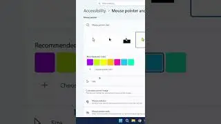 Change Mouse Pointer Color 