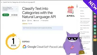Classify Text into Categories with the Natural Language API  | 