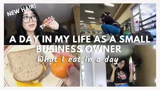 Flexible full day of eating | Day working on my small business