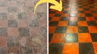 How I Made Old Quarry Tiles Look New Again!