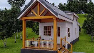 Tiny House, Inside Rustic Cozy Tiny Home