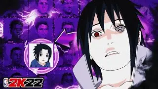 NEW SASUKE UCHIHA DRIPPY FACE CREATION... HOW TO MAKE SASUKE COMP FACE CREATION IN NBA 2K22