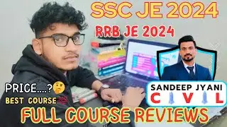 Sandeep Jyani Civil Course Reviews | Best course for SSC JE or RRB JE | Sandeep jyani