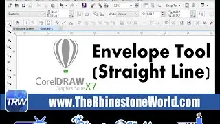 CorelDraw Envelope Straight Line Tool Basics The Rhinestone World TRWCD26