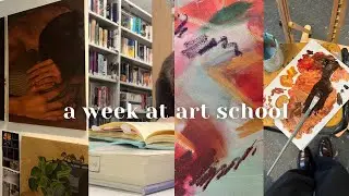 productive week at art school | cozy autumn vlog