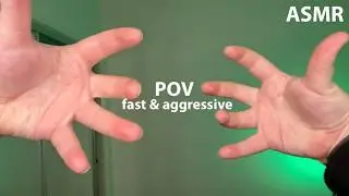 POV ASMR: Fast and Aggressive Hand Movements With Random Chaotic Triggers