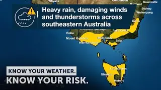 Severe Weather Update: heavy rainfall, damaging winds and thunderstorms, southeastern Aust, 8 Oct 20