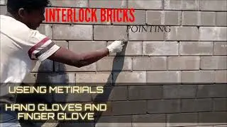 INTERLOCKING  POINTING MEDHOD FLYASH CEMENT BRICKS