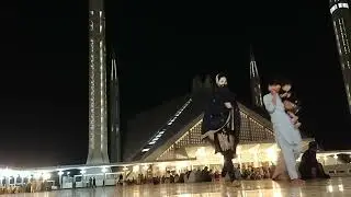 Faisal Masjid Islamabad #faisalmosque  #islamabad #night #margalahills #trending