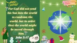 John 3:17 Christmas Bible Verse || Bible Verse || Christian Projects