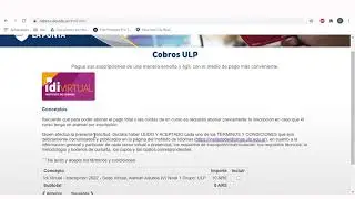 Cómo pago la inscripción y cuotas del Instituto de Idiomas a través de Cobros ULP?