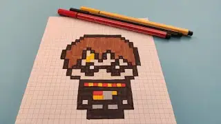 PIXEL ART - Comment dessiner Harry Potter