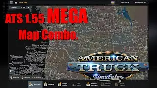 1.55 Update Mega Map Combo For American Truck Simulator