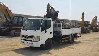 2018 Hino 300 714 Truck Mounted Crane | P&E Auctions