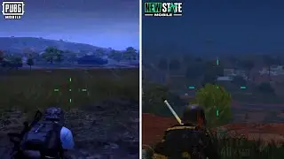 COMPARANDO LOS MODO NOCHE DE NEW STATE MOBILE VS PUBG MOBILE. ¿CUÁL SE VE MEJOR?