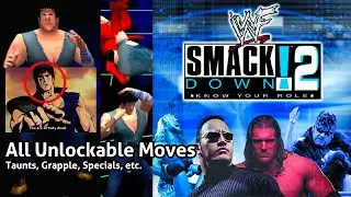 WWF SmackDown 2 All Unlockable Moves ft. KENSHIRO