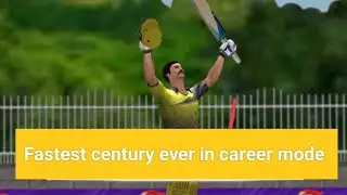 wcc3 career mode gameplay | fastest century ever