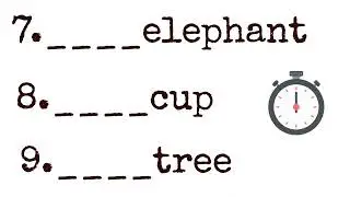 Using 'a'and 'an'| Quiz in English