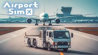 КАК СДВИНУТЬ С МЕСТА САМОЛЕТ? В игре Airport Sim 2023