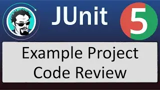 Code Review of example Project for JUnit 5 Tests
