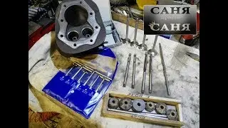 Восстановление направляющих К750 М72 под хром клапана!!! Часть №7