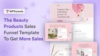 Amazing Beauty Products Sales Funnel Template To Get More Sales