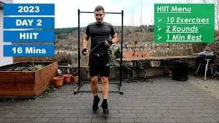 Insane 16 Minute High Intensity Interval Training (HIIT) Workout - Shred Some Fat [03]
