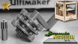 Printing functional Planetary Gears on my Ultimaker 3D Printer - Assembly w/ Commentary