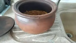 Güveçte Kuru Fasülye Pişmiş Hali