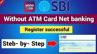 SBI Net Banking online registration without atm card 2022 | SBI net banking online registration
