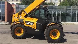 Телескопический погрузчик JCB 550-80 AGRI 2013 года видео обзор от компании ООО 