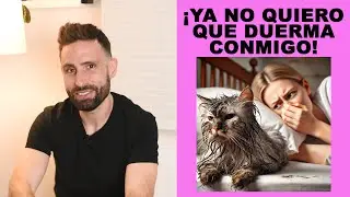 ¿Cómo hago para que mi gato deje de dormir en mi cama?