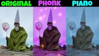 Tiny Green Wizard Original vs Phonk vs Piano