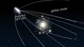 Caught in the Cosmic Web - Dark Matter Structure Revealed by Hubble Space Telescope
