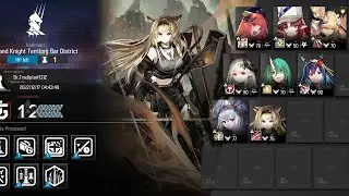 [Arknight] CC#9 Daily Map 10 "Grand Knight Territory Bar District" RISK 12 🤯