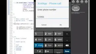 Make and intercept phone calls using JavaScript in your Android App