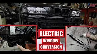 Project BMW E39 - Part 7. Rear electric windows conversion!