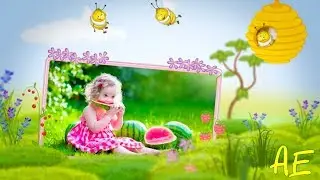 Сказочный детский альбом в After Effects