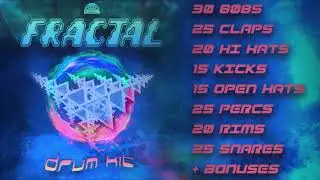 NEW Fire Drum Sample Kit - 2021 Envyral Fractal Drum Kit