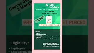 Java Training with placement | Pay after you get placed