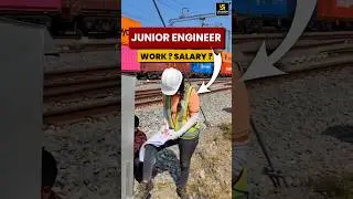 Railway Junior Engineer Salary ❓❓ #shorts #salary