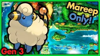 Can I Beat Pokemon Emerald with ONLY Mareep? 🔴 Pokemon Challenges ► NO ITEMS IN BATTLE