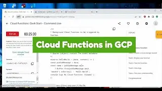 Cloud Function from Command-Line Interface - GCP QwikLab with explanation