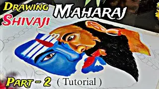 Lord Shiva And Shivaji Maharaj Drawing - Part 2 | Drawing shivaji Maharaj