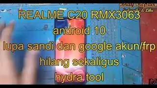 REALME C20 LUPA SANDI/POLA & FRP/AKUN GOOGLE