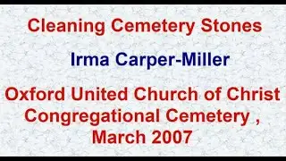 Cemetery Stone Cleaning